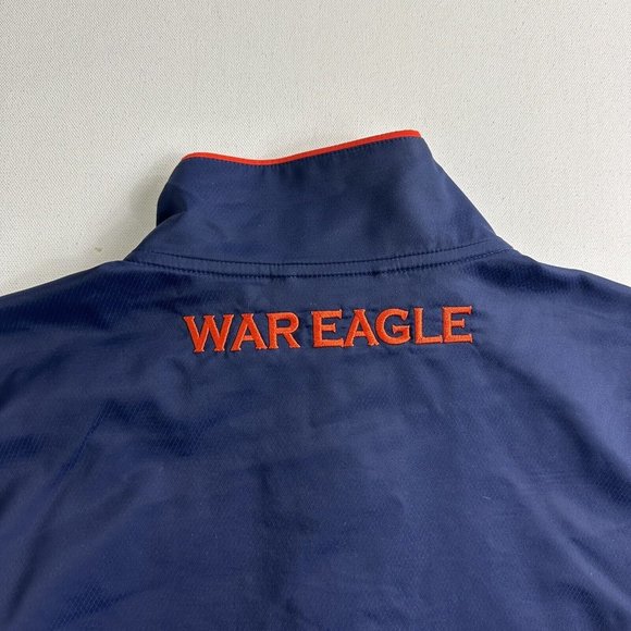 Under Armour Auburn University Golf Jacket Women Size XS Full Zip Blue Active - Picture 7 of 11